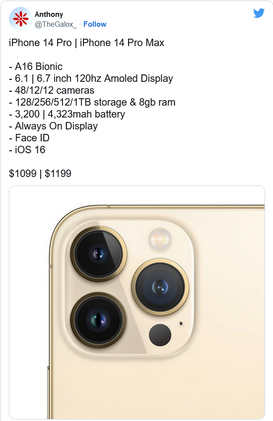 西安苹果14维修分享iPhone 14全系涨价 
