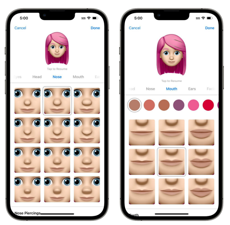 西安苹果手机维修分享​iOS 16中的拟我表情有了哪些变化和升级 