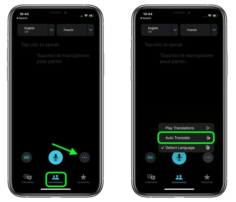 西安苹果手机维修分享iOS 15 “翻译” App 新改进 